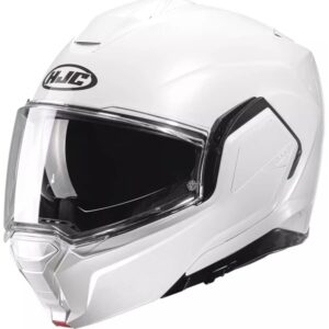 HJC i100 Casco Modular de Moto Blanco Perla