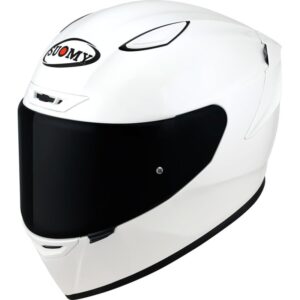 Suomy Track-1 Plain Casco Blanco