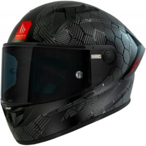 MT Helmets KRE+ S Solid A11 Casco Integral Carbono Brillo